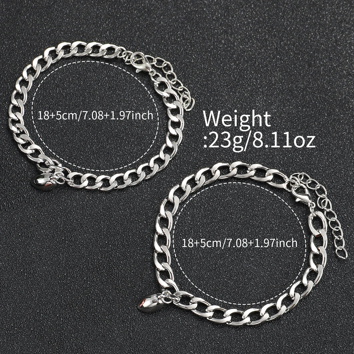 Partner-Armbanduhren mit Quarzwerk, Silikonarmbändern & Herzarmbändern – Passendes Uhren- und Schmuckset für Paare