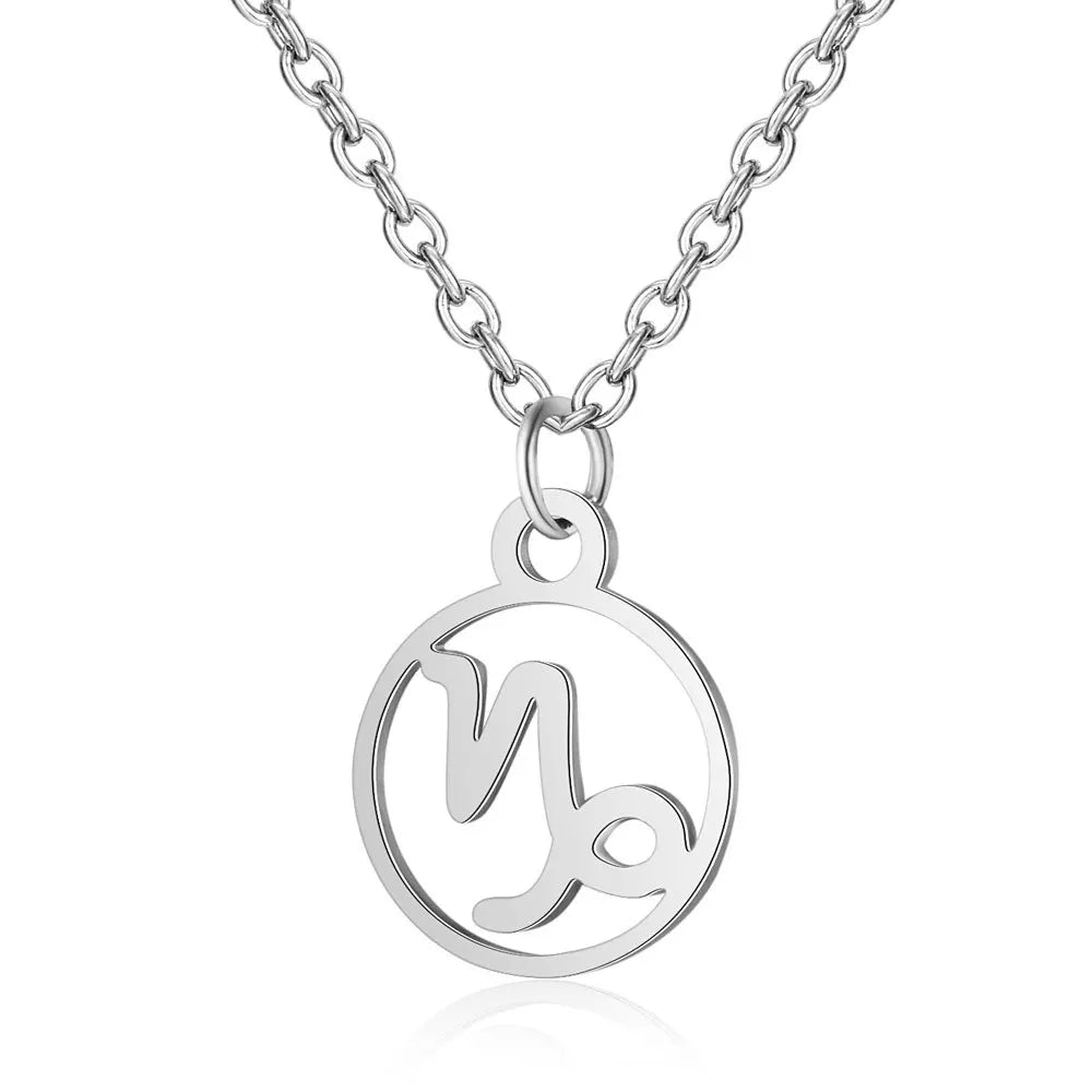 12 Sternzeichen Konstellations-Halskette – Edelstahl Sternzeichen Choker für Damen & Herren