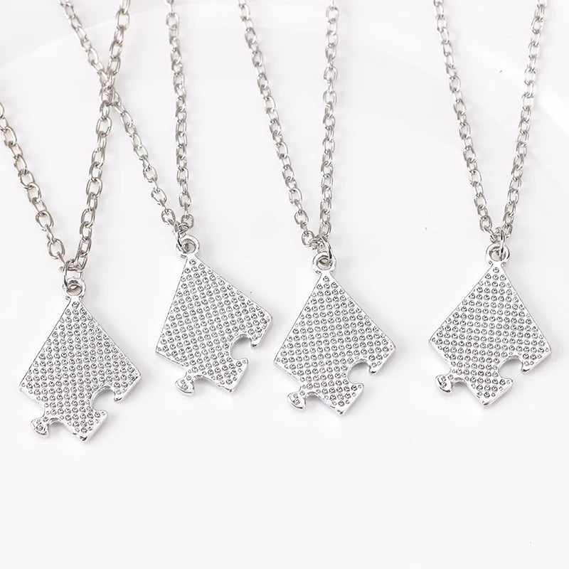 Freundschafts-Halsketten mit Buchstaben-Anhängern – Passender Schmuck für Beste Freunde, Damen & Herren
