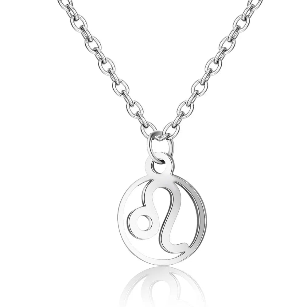 12 Sternzeichen Konstellations-Halskette – Edelstahl Sternzeichen Choker für Damen & Herren