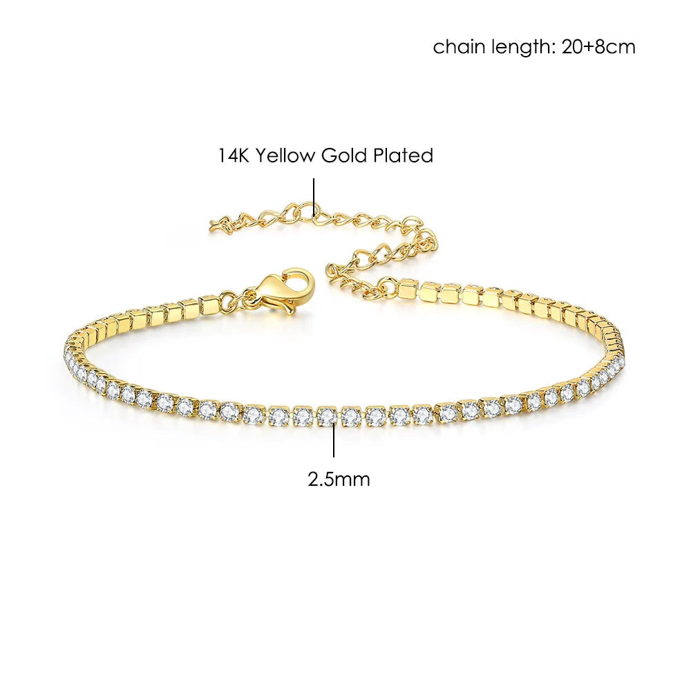 Fußkettchen für Damen – Funkelnde Elegante Fußkette