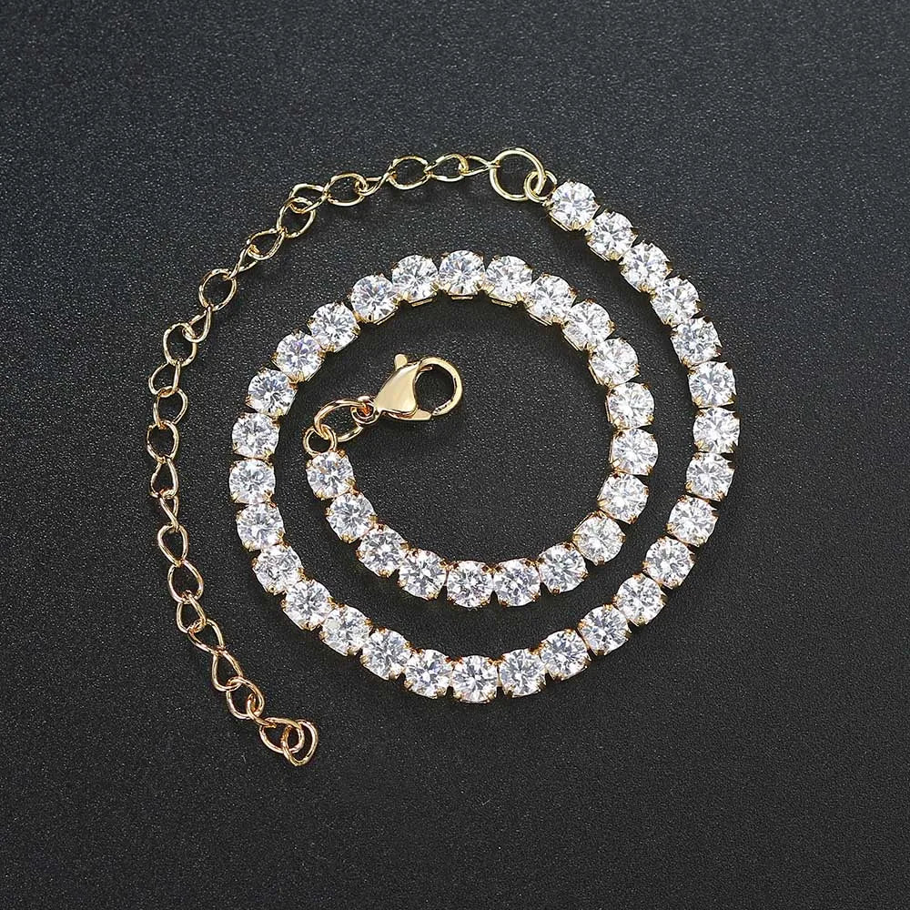 Fußkettchen für Damen – Funkelnde Elegante Fußkette