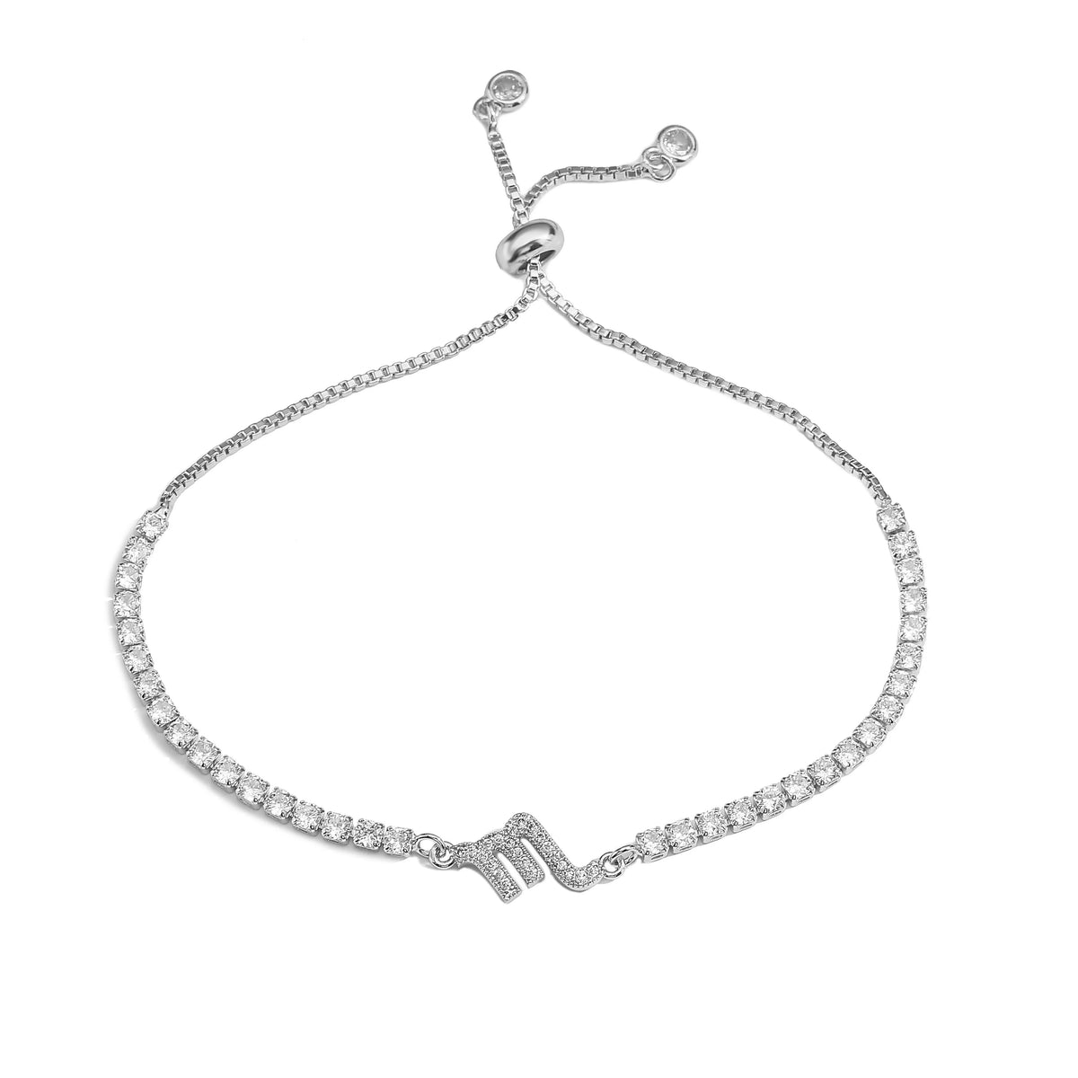 12 Sternzeichen Konstellations-Armband für Damen – Goldfarbenes Zirkon Sternzeichen Charm Armband