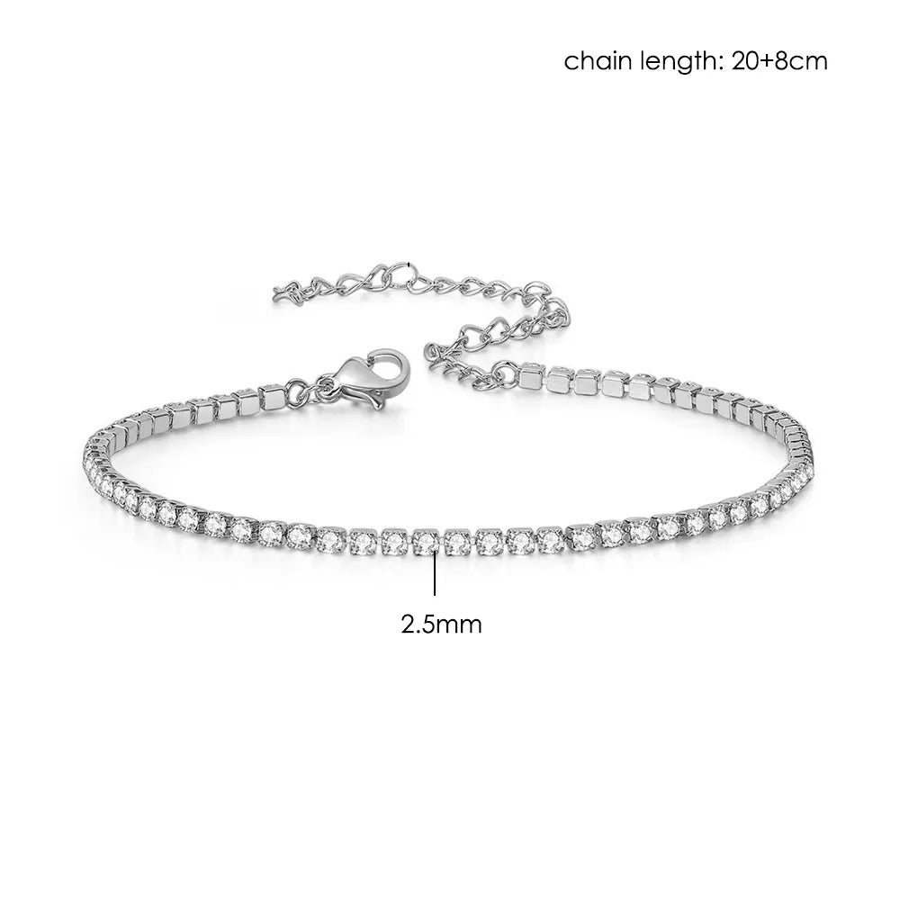 Fußkettchen für Damen – Funkelnde Elegante Fußkette