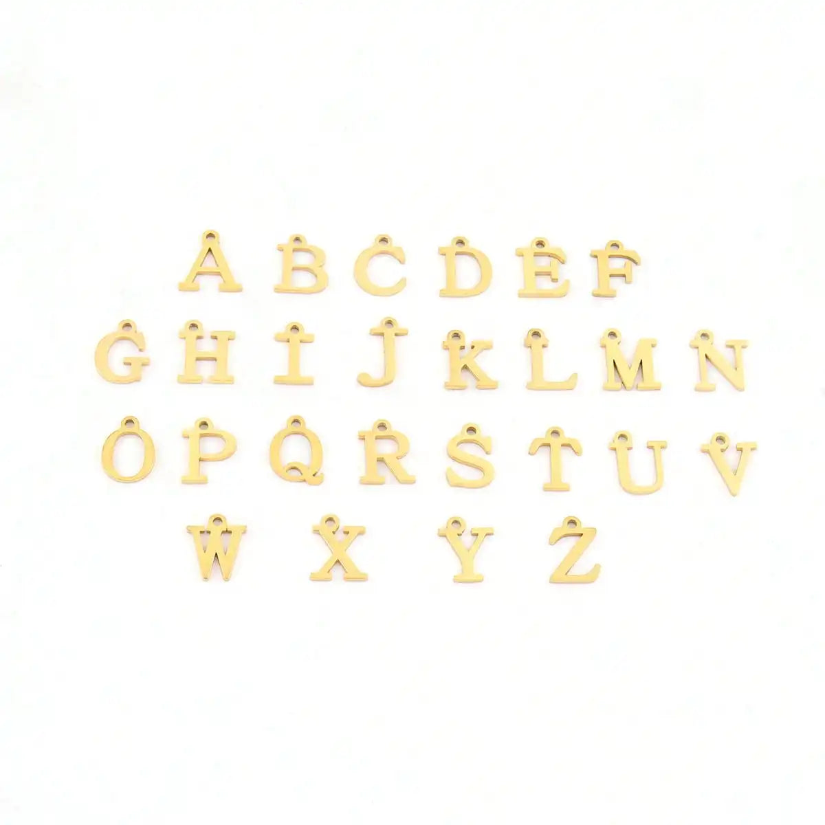 Vergoldete A-Z Initialen-Herz-Halskette – Edelstahl-Buchstabenanhänger mit Hohlem Herz & Fischgrätenkette für Damen