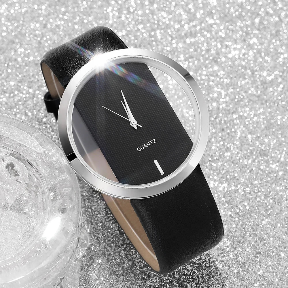 Modische Damen-Armbanduhr mit Eleganten Accessoires – Stilvolles Uhren- & Schmuckset als Geschenk