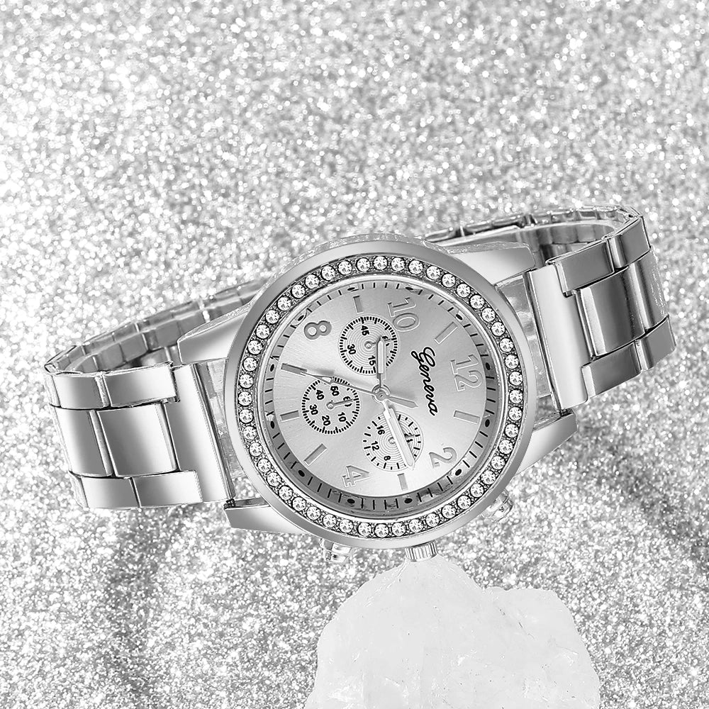 Elegantes Damen-Armbanduhren-Set – Modische Uhrenkollektion als Geschenk für Muttertag, Weihnachten & Besondere Anlässe