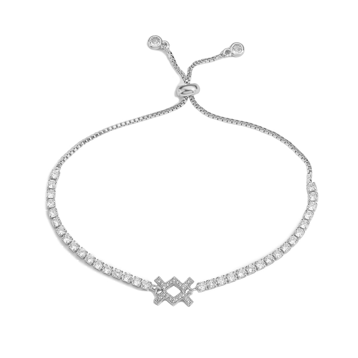 12 Sternzeichen Konstellations-Armband für Damen – Goldfarbenes Zirkon Sternzeichen Charm Armband