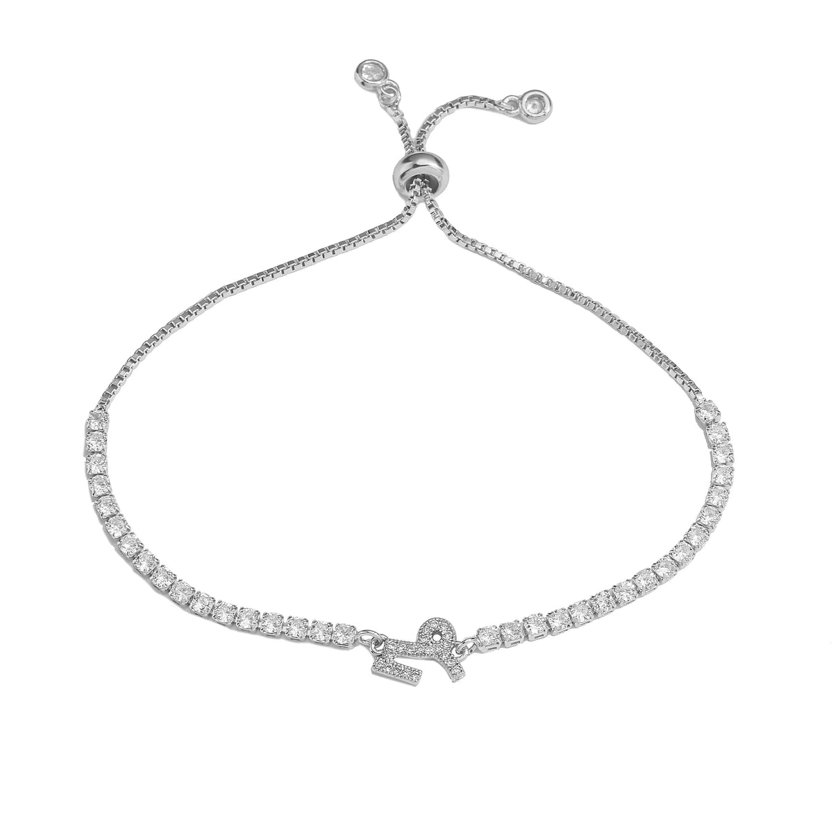12 Sternzeichen Konstellations-Armband für Damen – Goldfarbenes Zirkon Sternzeichen Charm Armband