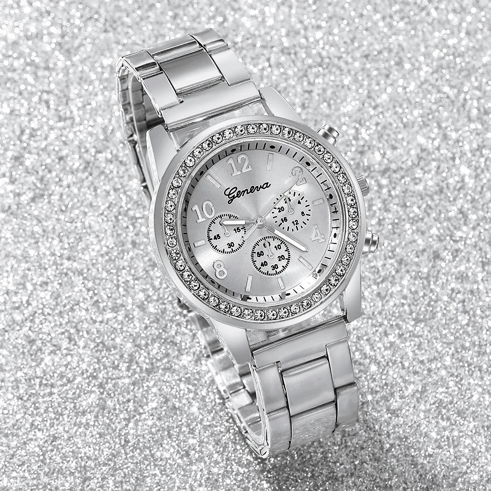 Elegantes Damen-Armbanduhren-Set – Modische Uhrenkollektion als Geschenk für Muttertag, Weihnachten & Besondere Anlässe