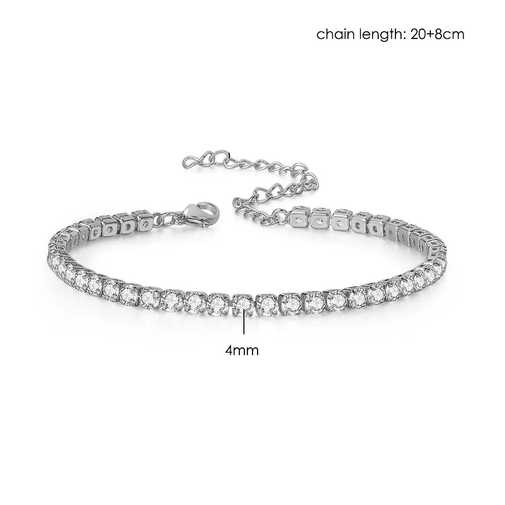 Fußkettchen für Damen – Funkelnde Elegante Fußkette