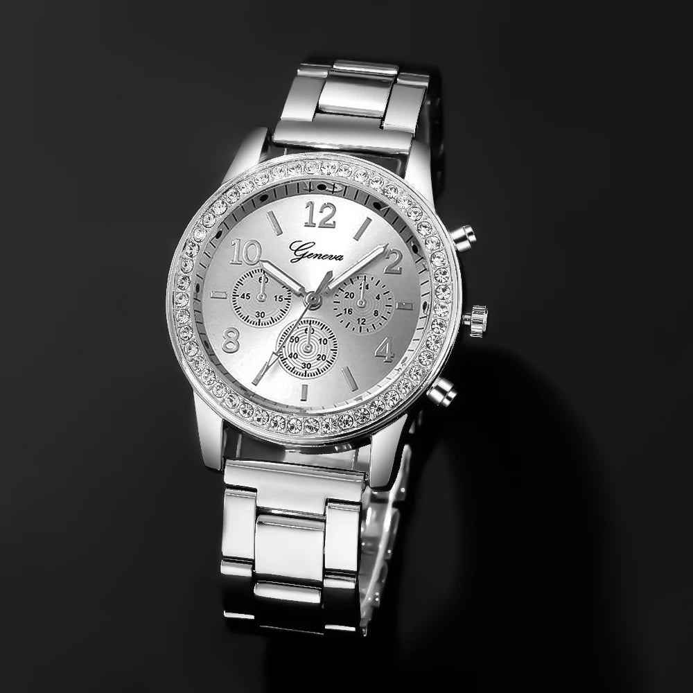 Elegantes Damen-Armbanduhren-Set – Modische Uhrenkollektion als Geschenk für Muttertag, Weihnachten & Besondere Anlässe